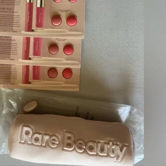 Rare Beauty Other - NWT Rare Beauty Selena Gomez Makeup & Pencil Case plus Soft Pinch Samples